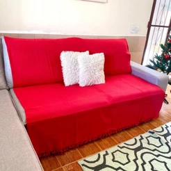 Manta Para Sofá Poltrona Capa Protetora Decoração Natal 1.20m x 2.10m Sala Elegante