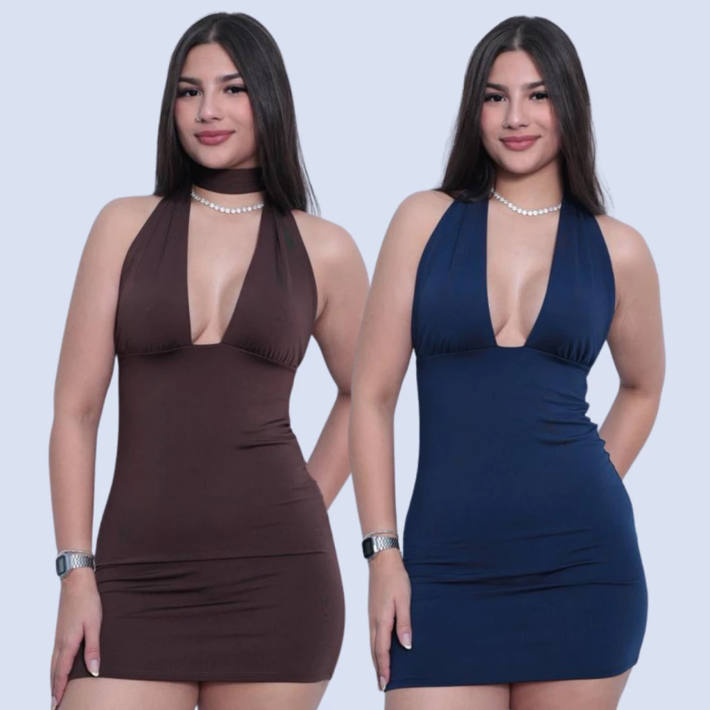Vestido Varias Formas Tubinho Curto Colado Balada Multiuso — imagem 1