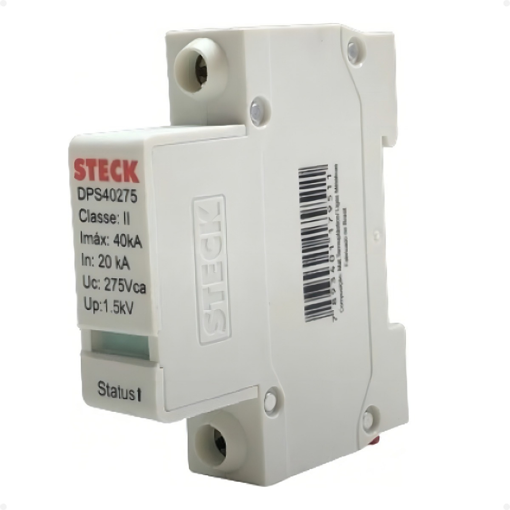 Dispositivo Contra Surto Dps-40275 Monopolar 40ka 275v Steck