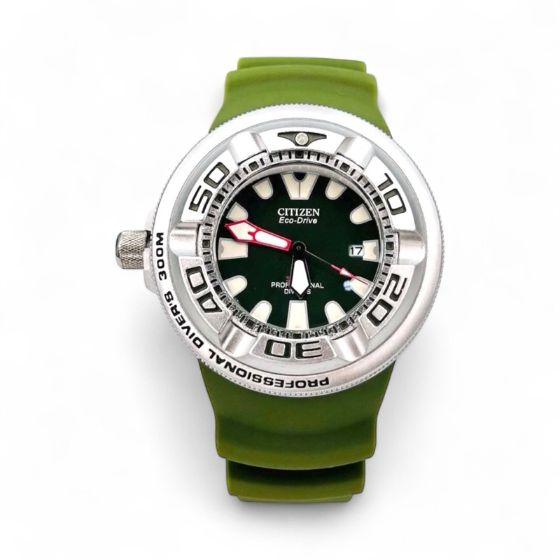 Relógio Masculino Quartzo Eco Drive Silicone Diver’s