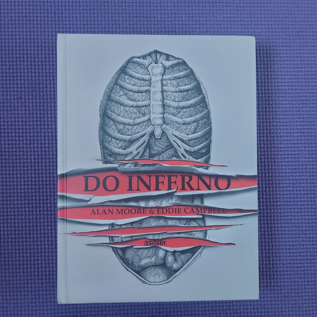 DO INFERNO ALLAN MOORE E EDDIE CAMPBELL VENETA HQ PT BR CAPA DURA SEMI NOVO