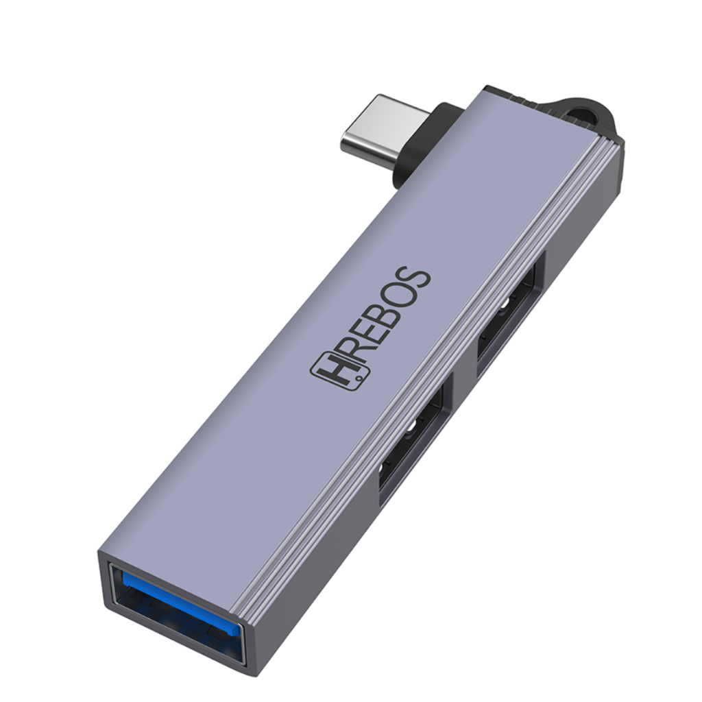 Hub Adaptador Usb 3.0 3 Em 1 Hd Pen Drive Dados Rápidos