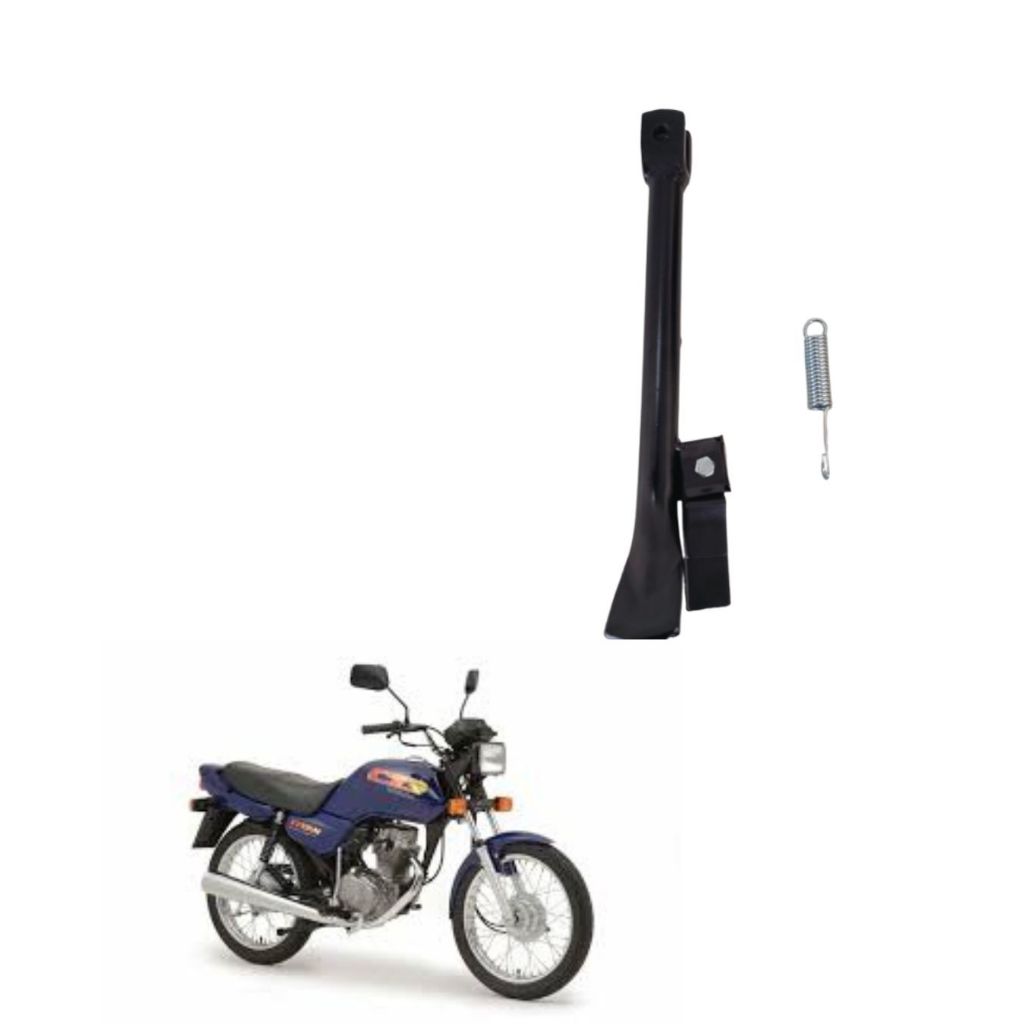 Cavalete Lateral com Borracha e Mola– Today / Titan / Fan 125 em Oferta na Shopee