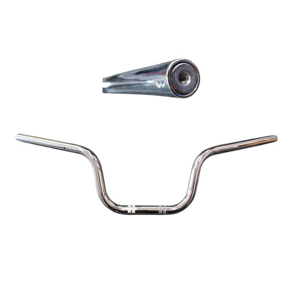 Guidão Moto Cg Cargo 160 Cromado Com Suporte Para Peso em Oferta na Shopee