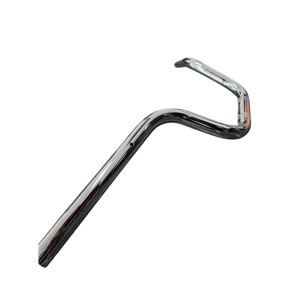 Guidão Moto Cg Cargo 160 Cromado Com Suporte Para Peso — imagem 2 de 2