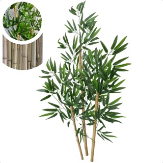 Bambu Artificial 1 Metro  Folhas de Silicone Sem Vaso Decoração em Oferta na Shopee