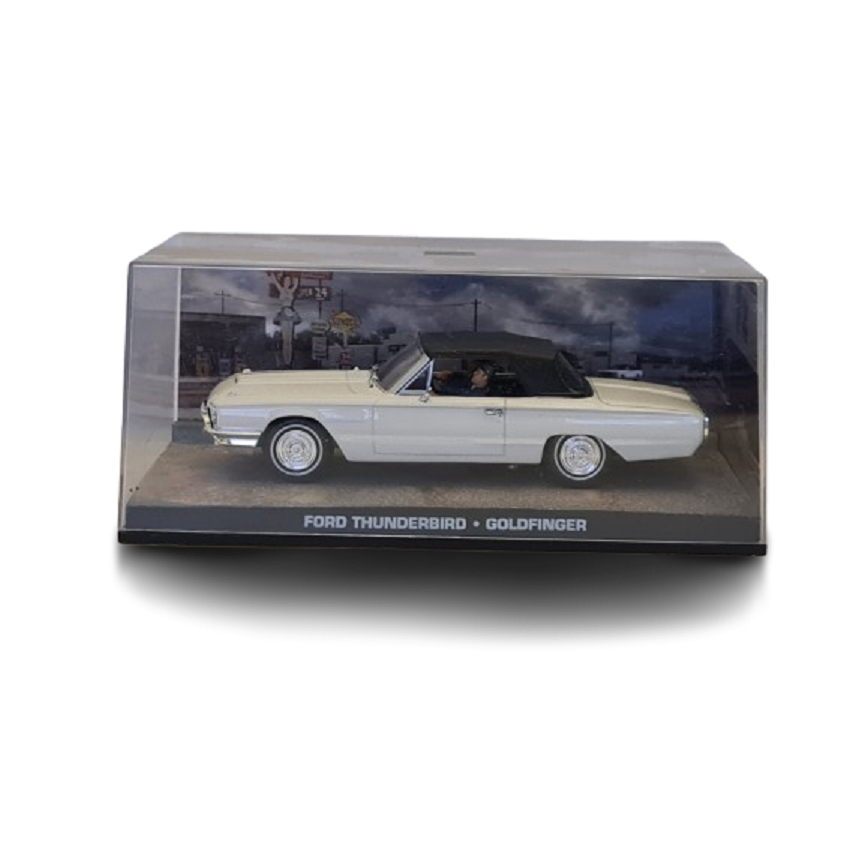 FORD THUNDERBIRD 007 GOLDFINGER PANINI 1:43 CASE DE ACRILICO