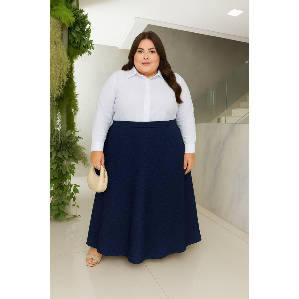 G4 ao G8 -  KELLY IV -  SAIA LONGA  Evangélico Floral 3D - Moda Evangélica Elegante  CONGRESSOS