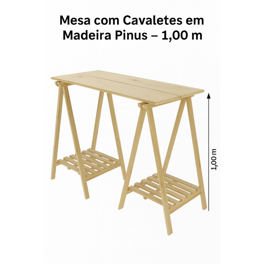 Cavalete Decorativo com Base Inferior – Beleza e Utilidade em Um Só Produto