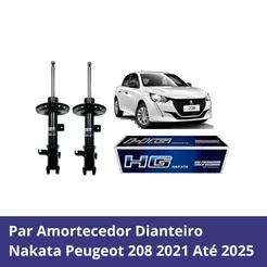 Par Amortecedor Dianteiro Nakata Peugeot 208 2021 Até 2025