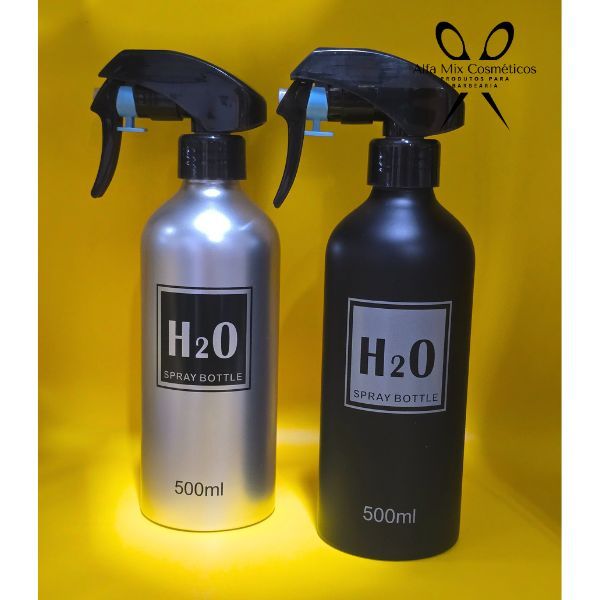 Borrifador de Água de Plástico H2O Jato Nevoa para Barbeiro Profissional 500ml (escolha a cor)