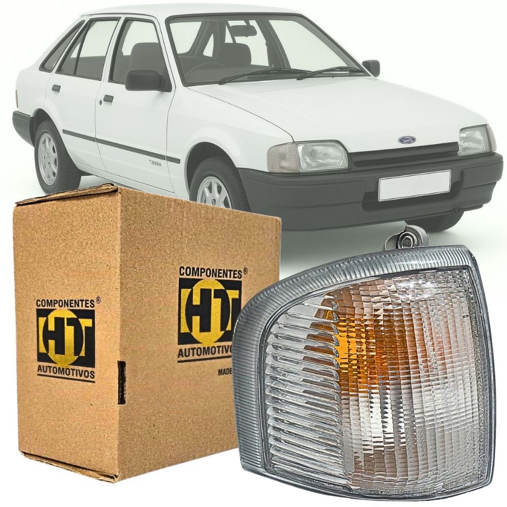 Lanterna Seta Pisca Lente Cristal Direita Lado Passageiro Carona Ford Escort Hobby Verona Apollo 87 88 89 90 91 92