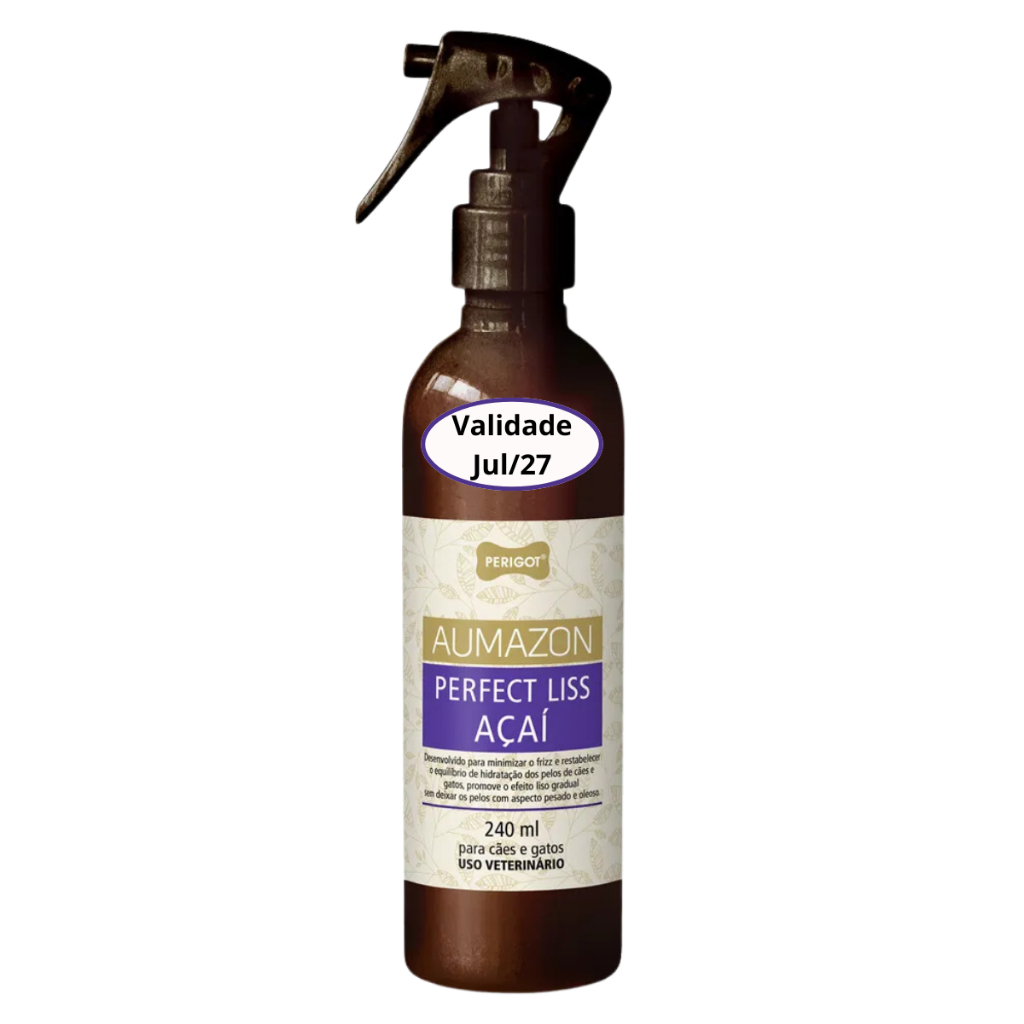Perfect Liss Aumazon Açai Anti Frizz 240ml Perigot Pet Cães