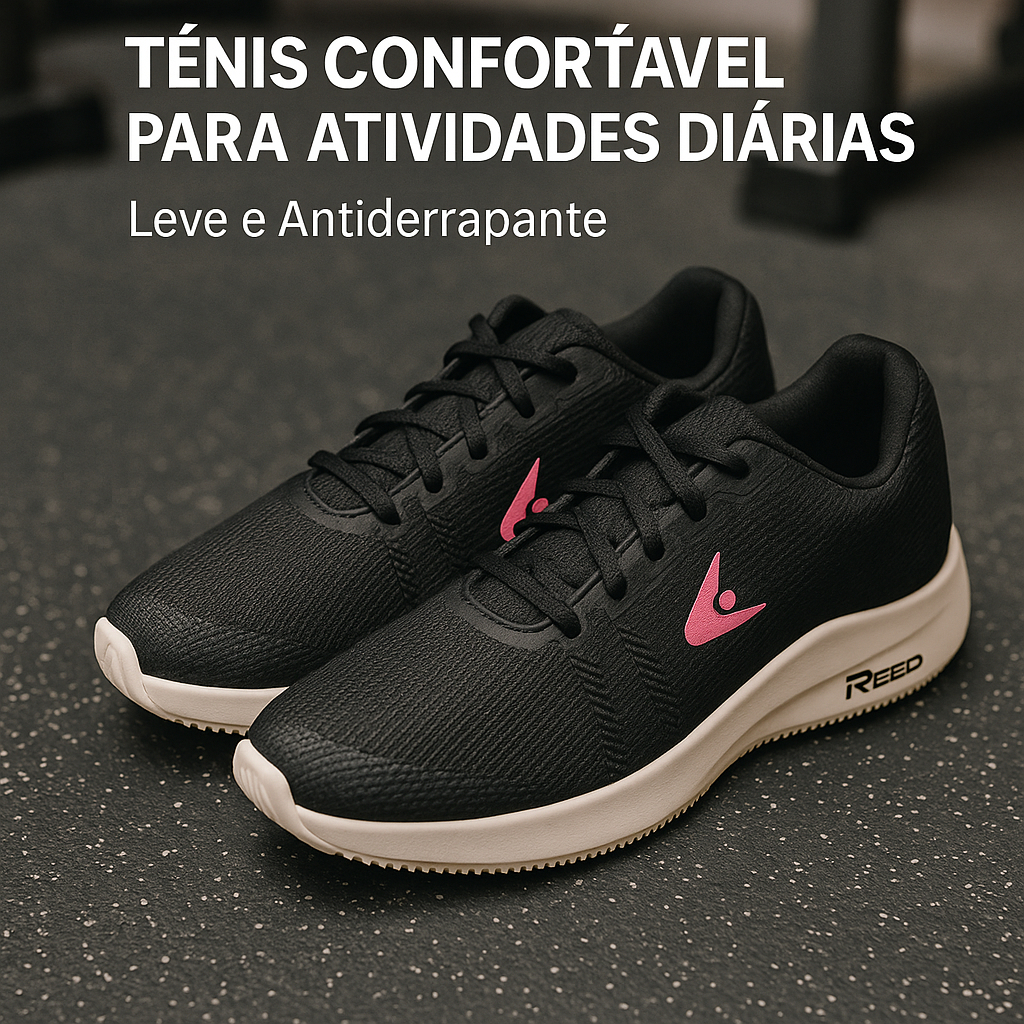 Tênis Esportivo Feminino e Masculino Casual Uso Diário