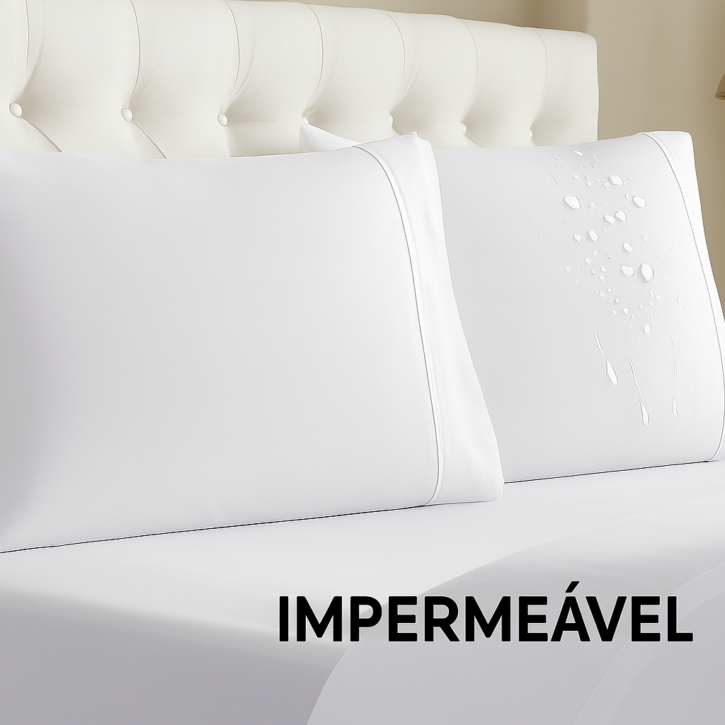 Kit Capa de Travesseiro com Zíper Protetor Antialérgico Lavável 2|4|6|8 unidades em Oferta na Shopee