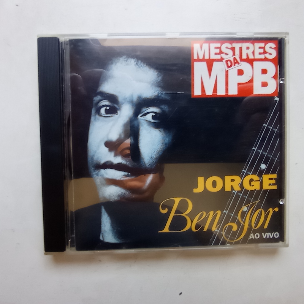 CD Jorge Ben - Ao Vivo - Coleção Mestres da MPB - 1993 - Original