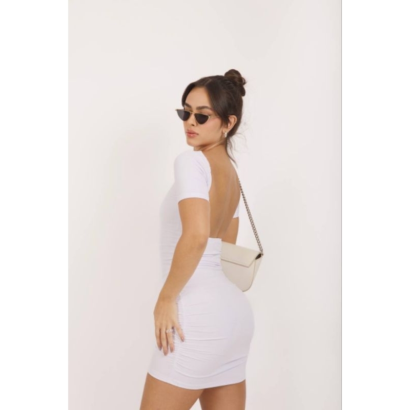 vestido curto/ vestido costa nua/ vestido tubinho/vestido gringo