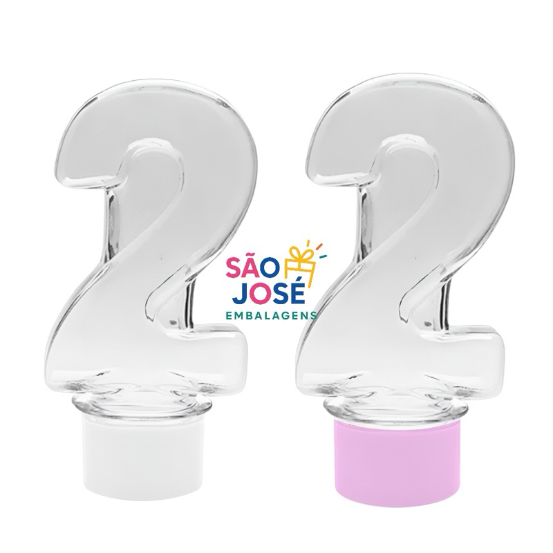 Tubete Numero 2 c/ tampa 30 unidades em Oferta na Shopee