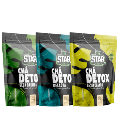 Chá Star Green – Chá Linha Detox (Escolha o Seu) 120g