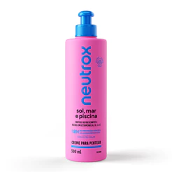 Creme Para Pentear Neutrox Sol Mar E Piscina Com 300ml