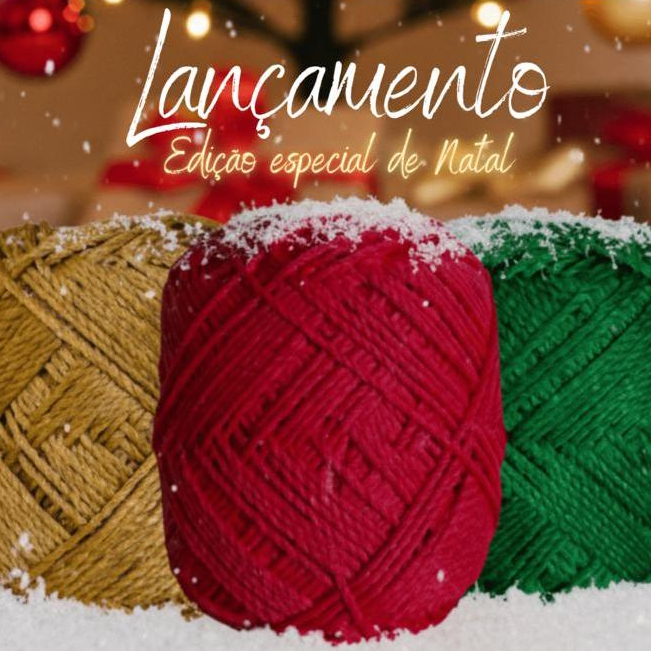 Linha RAYZA Infinity Soft Especial para Natal -Sortidas- Fio 100% Poliseda