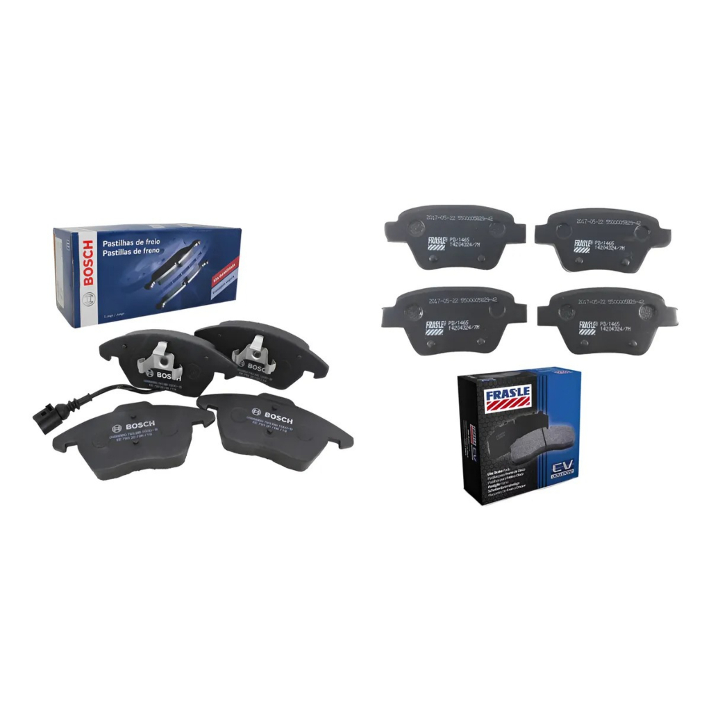 Kit Pastilha Freio Dianteira Traseira Jetta Tsi 2010/2012