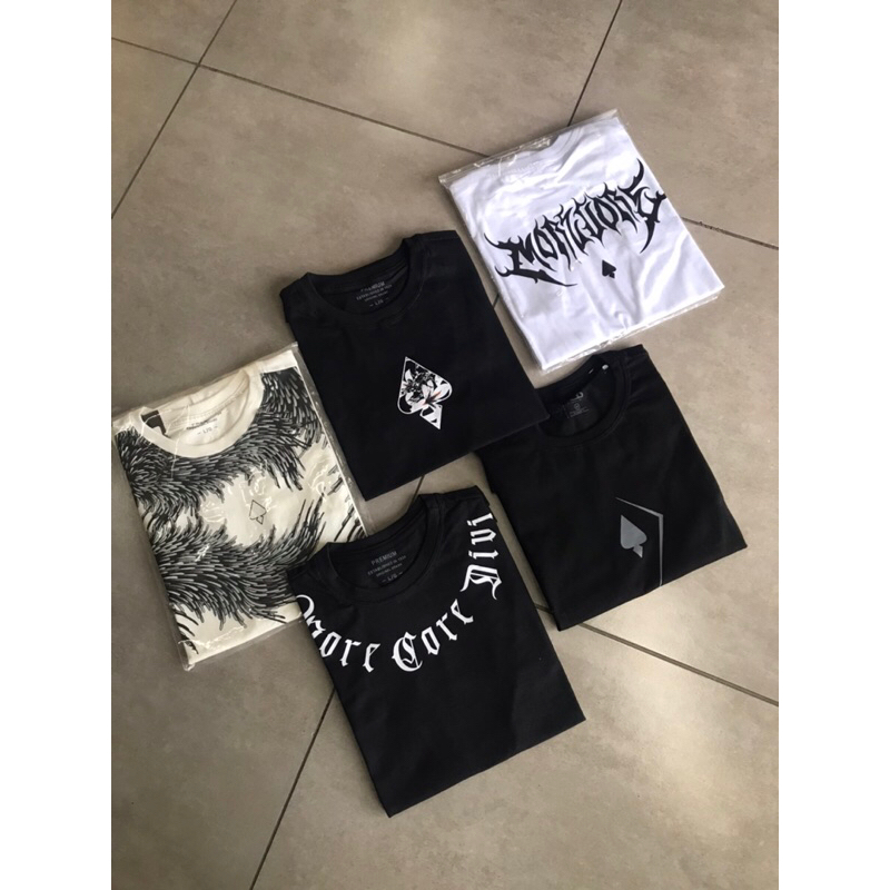 Kit 5 Camisetas Masculina Malha 30.1 Camiseta Algodão Malha Premium Unissex Estampadas