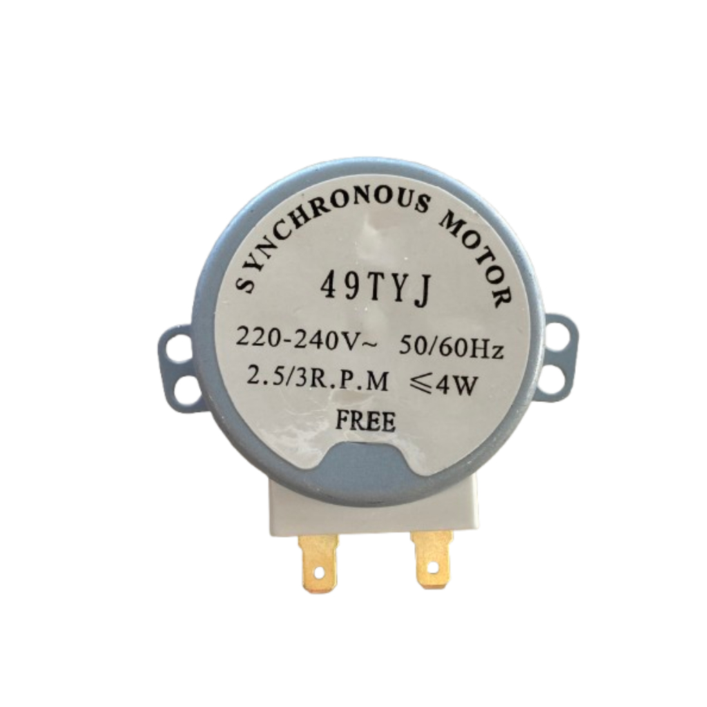 Motor De Microondas 49TYJ 220V 2.5/3RPM  4W Eixo de Ferro Forno Timer Rotativo