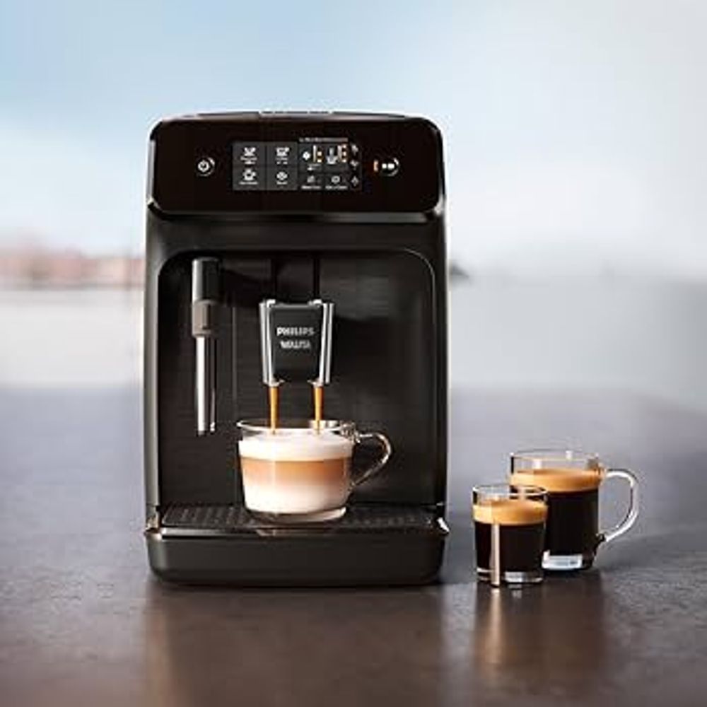 Detalhes do Cafeteira Espresso Automática Série 1200 Philips Walita, Preta, 1500W, 127V- EP1220/15