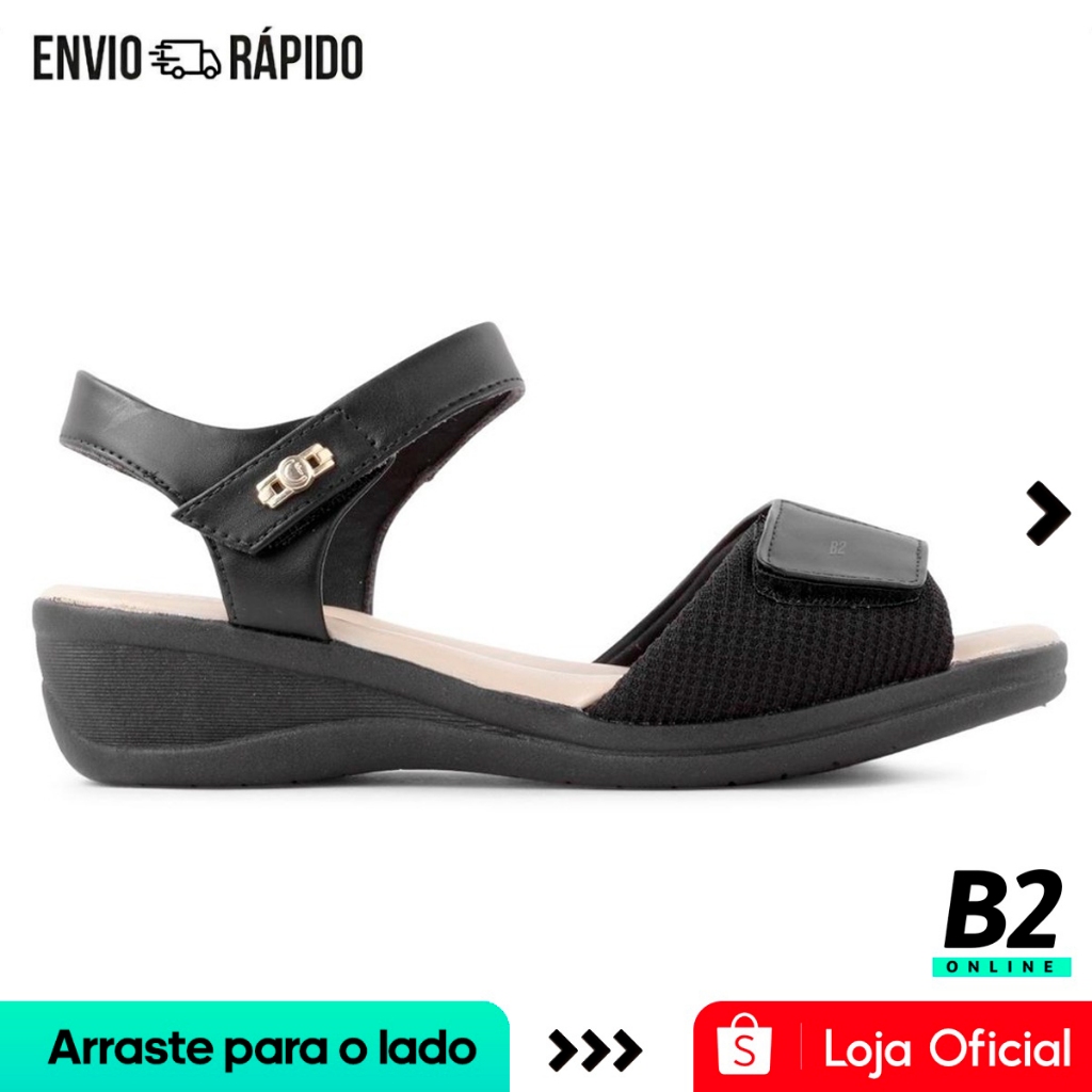 Sandália Comfortflex Salto Baixo Feminina 100% Original Com Nota Fiscal e Garantia em Oferta na Shopee