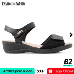 Sandália Comfortflex Salto Baixo Feminina 100% Original Com Nota Fiscal e Garantia