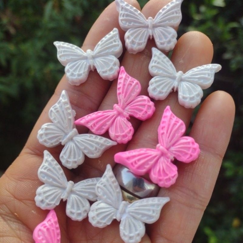 10 Apliques Borboletas de Biscuit A 82 Arte Papelaria em Oferta na Shopee