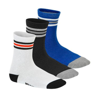 Kit 3 pares de meia infantil masculina molekinho cano longa lisa 28-33 em Oferta na Shopee