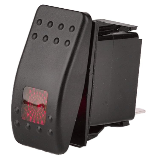 1 peça auto/marinho 12v interruptor de luz 4 pinos rocker interruptor liga/desliga