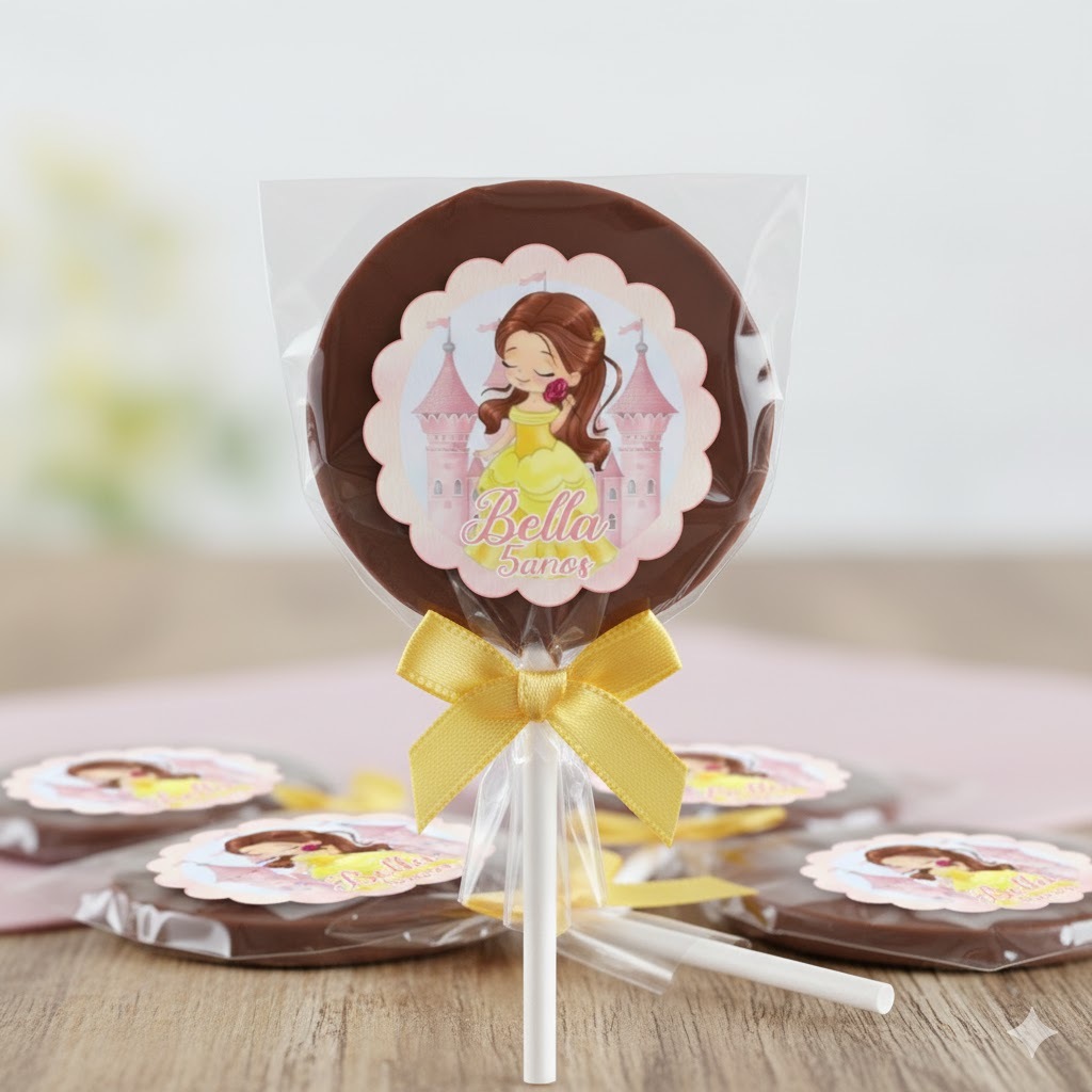 Adesivos Personalizados Princesas Cute Baby 5x5cm Festa Aniversário Lembrancinha