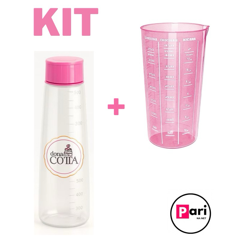 Kit Regador Bisnaga Umedecedor de Bolo +/ou Copo Medidor 570ml em Oferta na Shopee