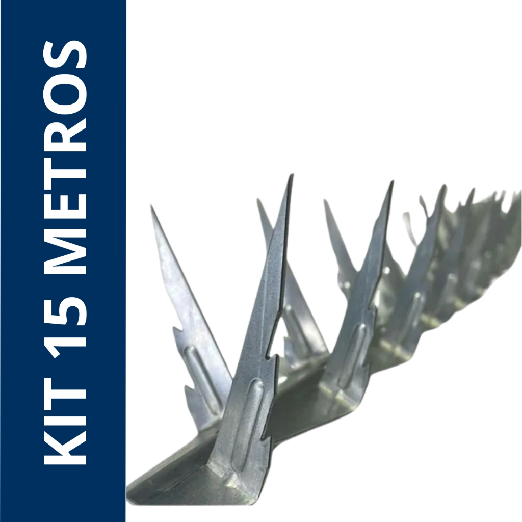 Lança em V Ouriço de Muro Mandíbula 15m Aço Galvanizado JVG em Oferta na Shopee