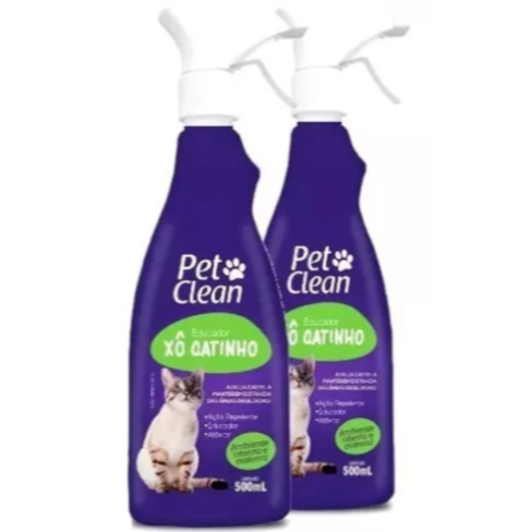 Combo 2 Educadores Sanitário Xo Gatinho Pet Clean para Gatos 500 ml