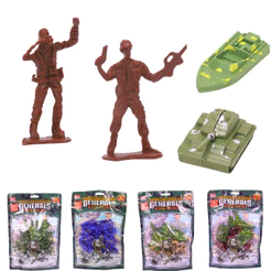 Kit Bonecos Soldadinhos Militares Sortidos Brinquedo Infantil - Castela