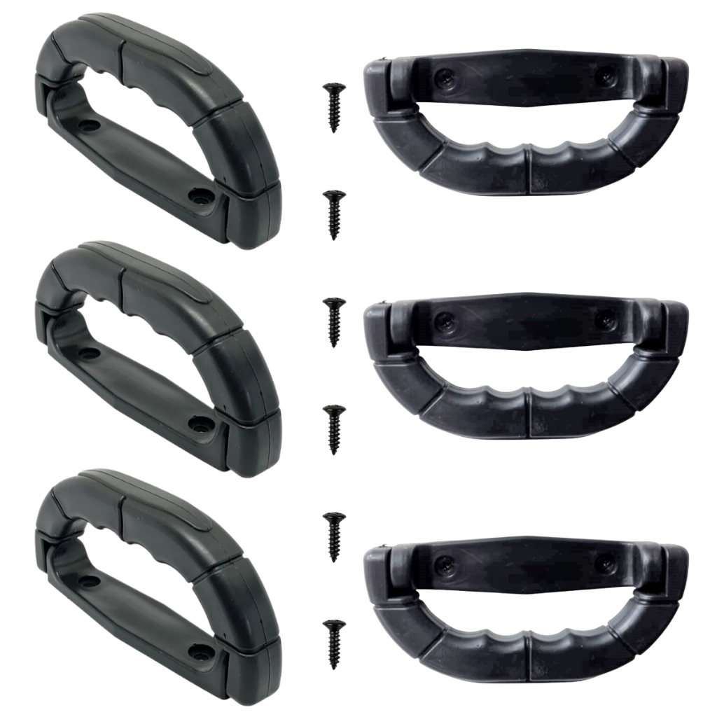 Kit 6 Alça Puxador 13cm Caixa Som Mala Case Baú Caixa Acústica