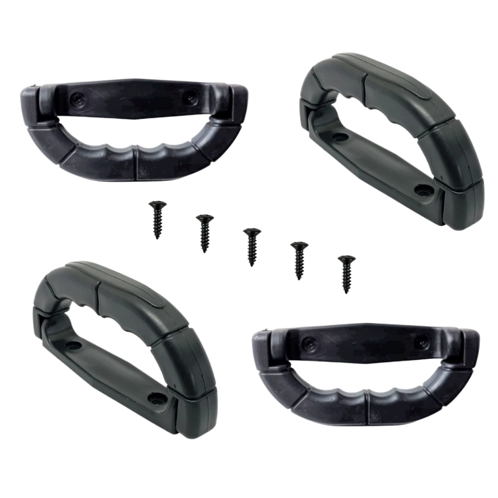 Kit 4 Alça Puxador 13cm Caixa Som Mala Case Baú Caixa Acústica