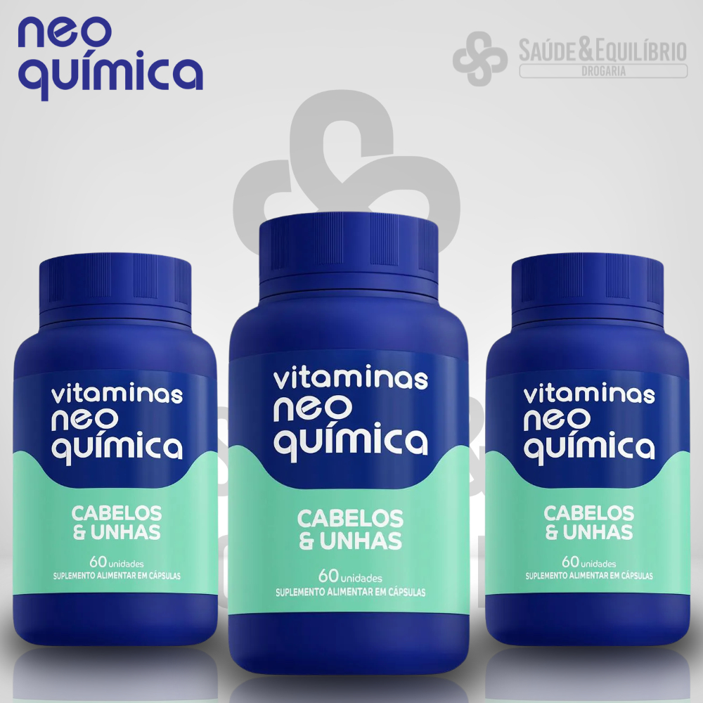 Vitamina para Cabelos e Unhas Crescimento e Brilho Natural