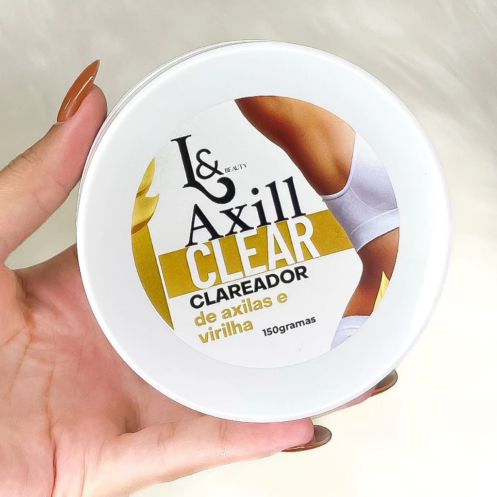 Clareador Axilas E Virilha Com Óleo De Rosa Mosqueta E Dolomita 150 gr L&Beauty