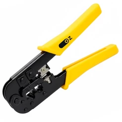 Alicate Crimpador Profissional Cabo Rede C/ Catraca Rj11 Rj12 Rj45 Ad100 Oz
