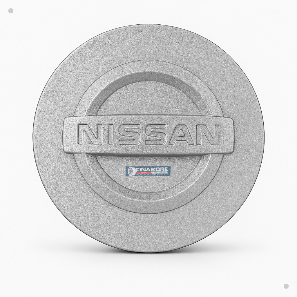 01 Unidade Calotinha Centro Roda Nissan Frontier Attack 70mm Prata