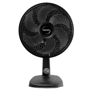 Ventilador Mallory Turbo 6 Pás 30cm Compact Preto Diâmetro Material Plástico