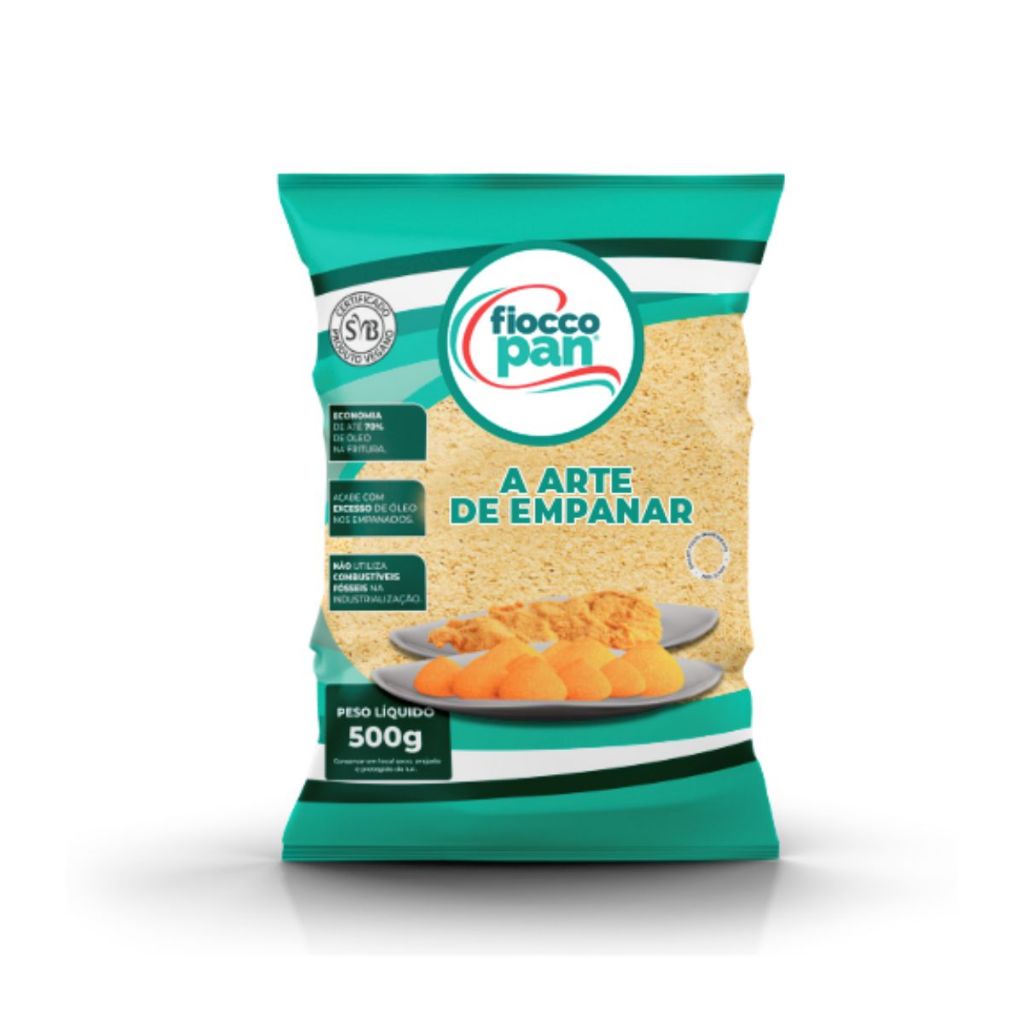 Farinha para Empanar Tipo Milanesa Fioccopan Milanes 500g | Até 70% menos óleo | Uso diário em Oferta na Shopee