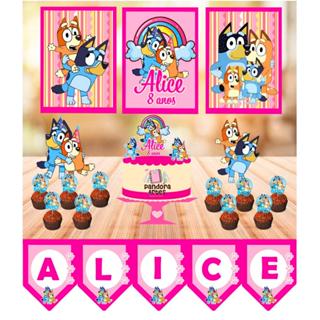 KIt Festa Bluey e Bingo em Oferta na Shopee