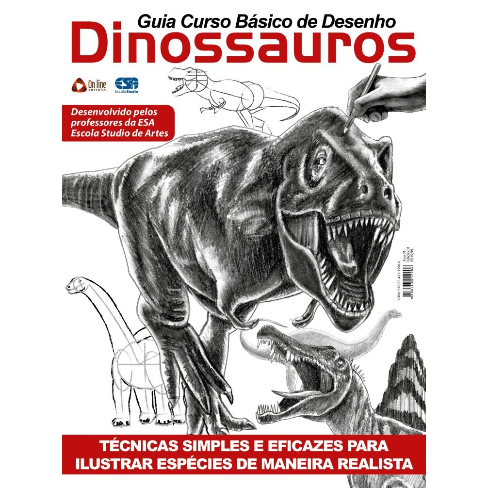 Guia Curso Básico de Desenho Dinossauros 01