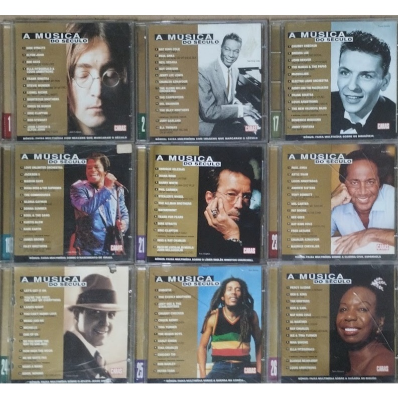 CD A MÚSICA DO SÉCULO - CARAS - DIVERSOS VOLUMES